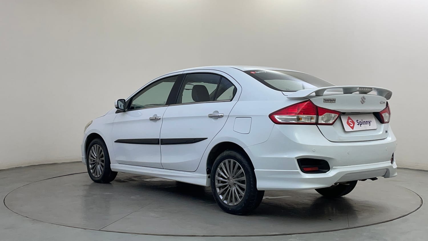 Used 2015 Maruti Suzuki Ciaz ZXi+ RS Petrol Manual exterior LEFT REAR CORNER VIEW