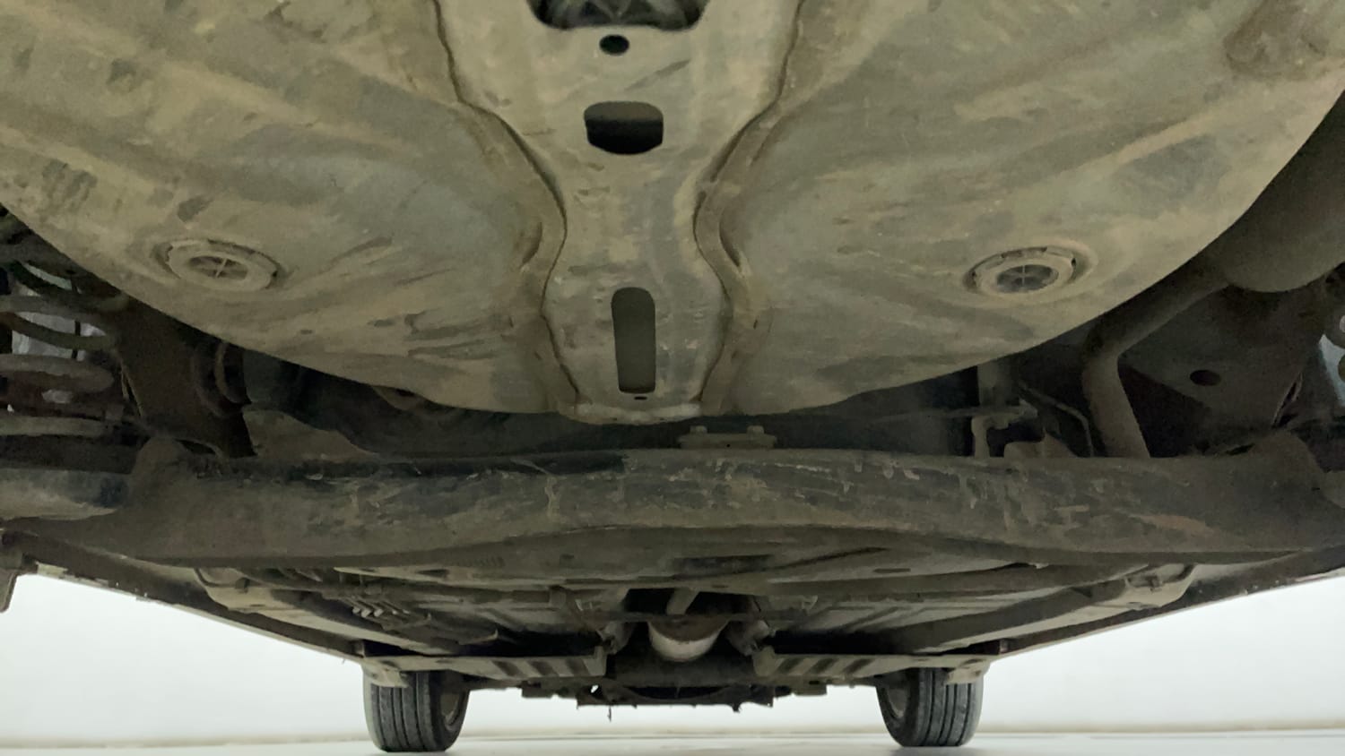 Used 2023 Maruti Suzuki Baleno Zeta MT CNG Cng Manual extra REAR UNDERBODY VIEW (TAKEN FROM REAR)