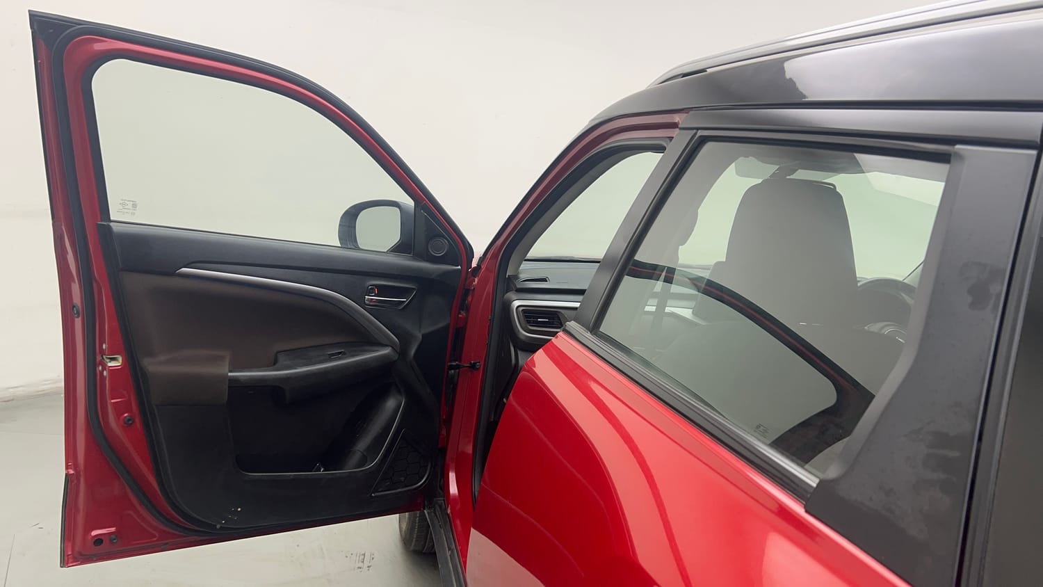Used 2022 Maruti Suzuki Brezza Zxi Plus Dual Tone Petrol Manual interior LEFT FRONT DOOR OPEN VIEW