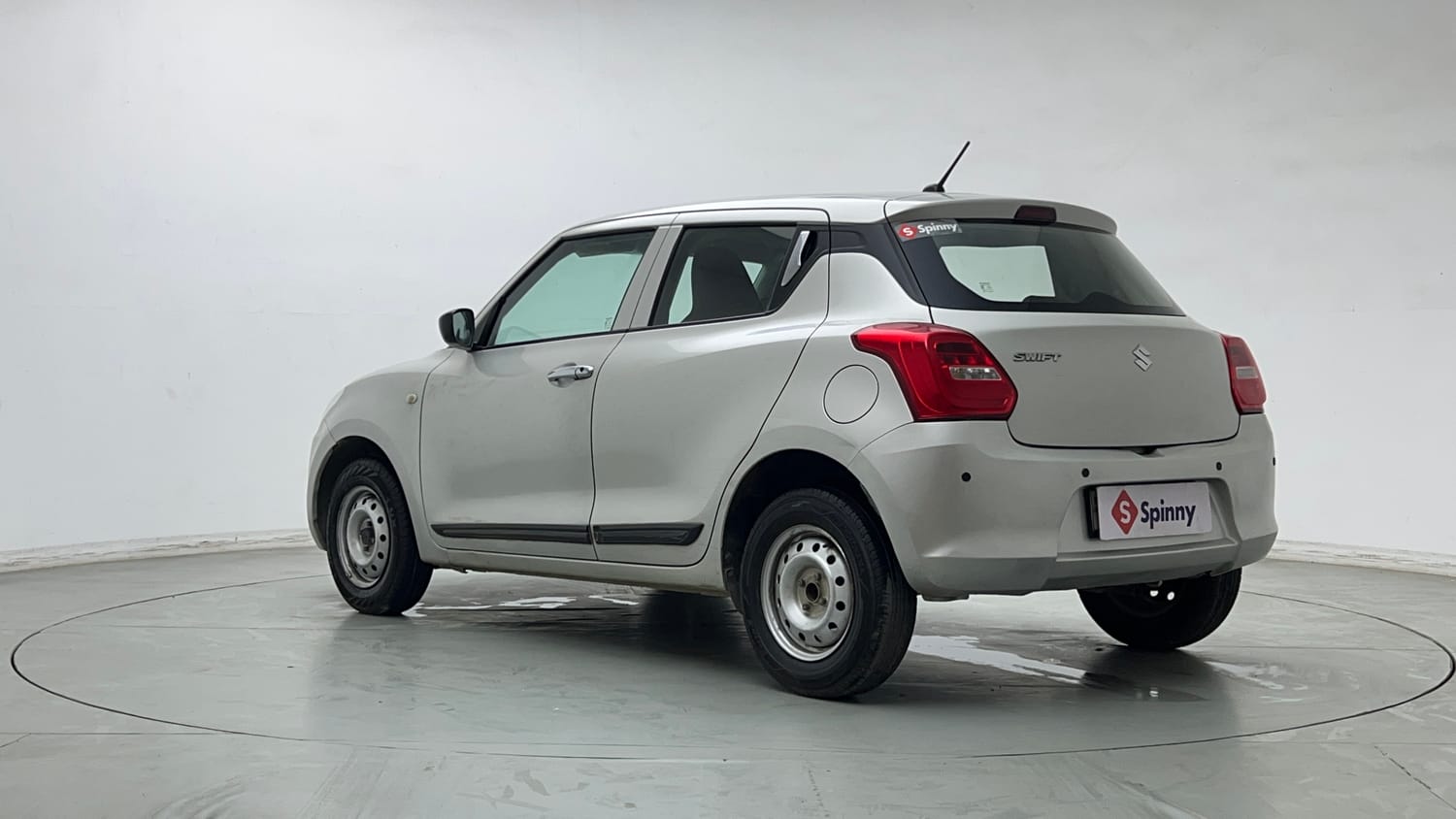 Used 2019 Maruti Suzuki Swift LXi Petrol Manual exterior LEFT REAR CORNER VIEW