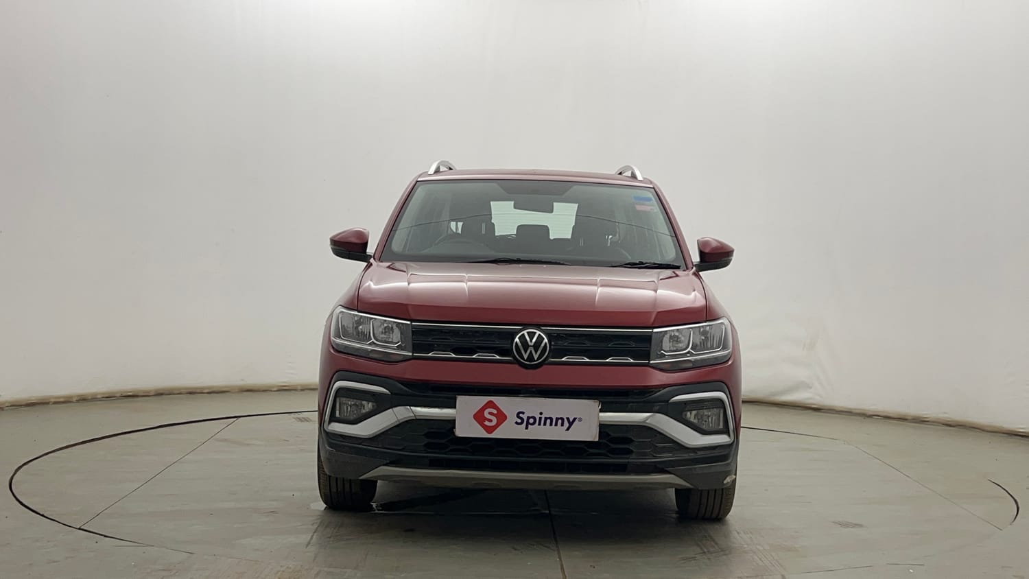 Used 2022 Volkswagen Taigun Highline 1.0 TSI AT Petrol Automatic exterior FRONT VIEW