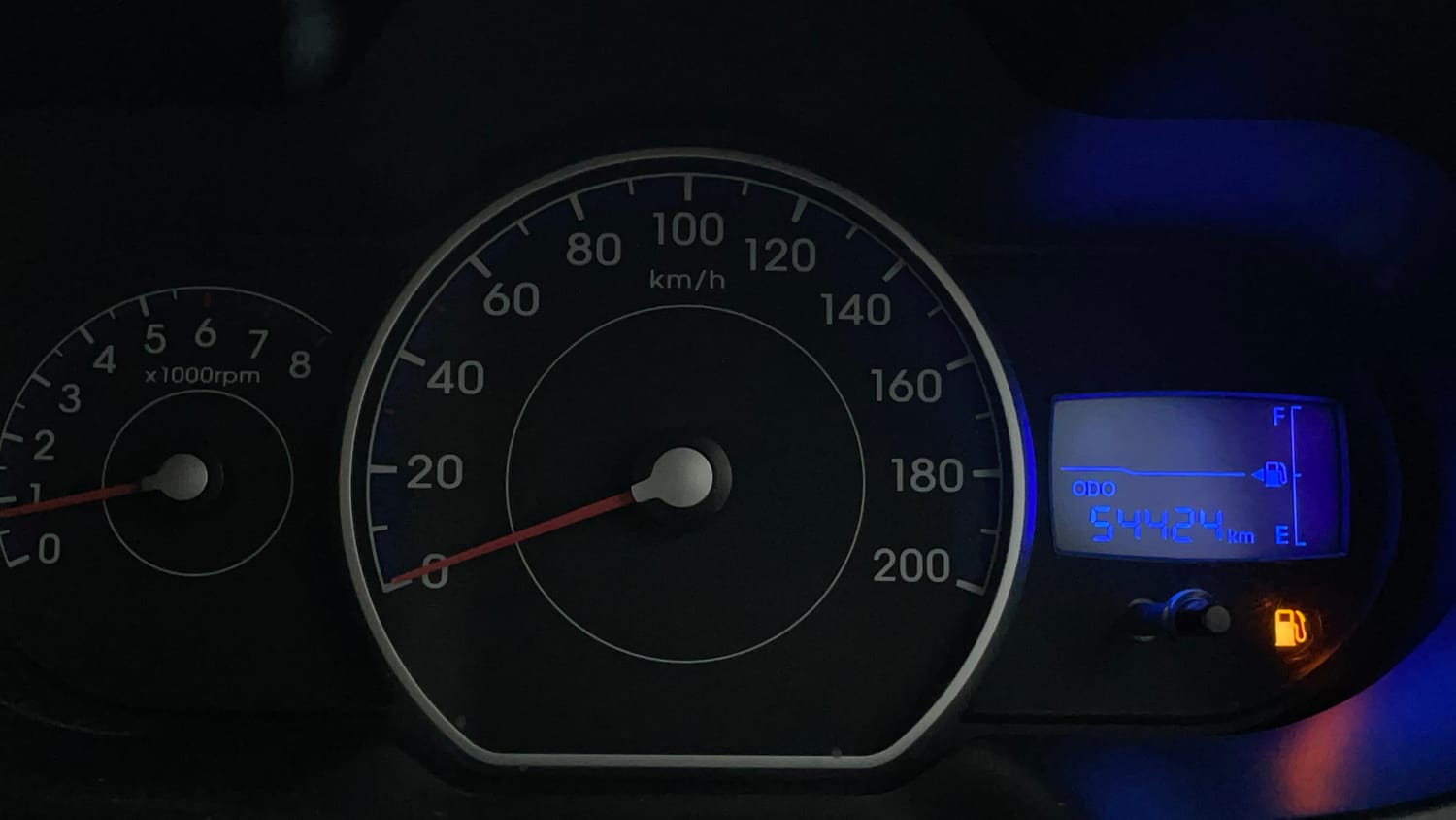Used 2016 Hyundai i10 Sportz 1.1 iRDE2 Petrol Manual interior CLUSTERMETER VIEW