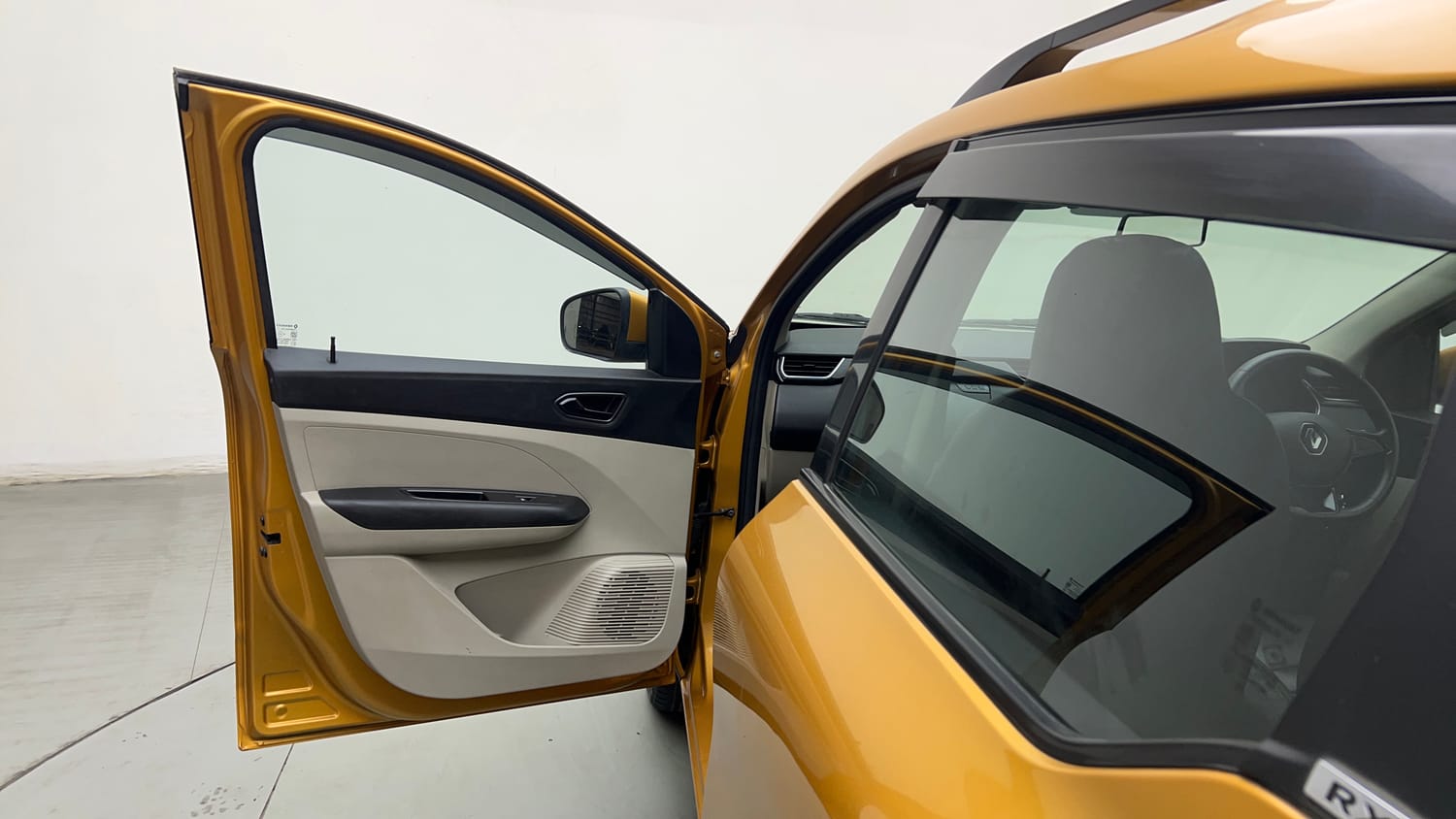 Used 2020 Renault Triber RXT Petrol Manual interior LEFT FRONT DOOR OPEN VIEW