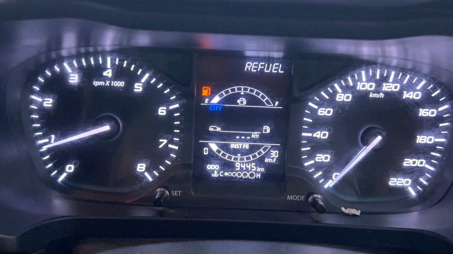 Used 2021 Tata Altroz XM Plus Petrol Petrol Manual interior CLUSTERMETER VIEW