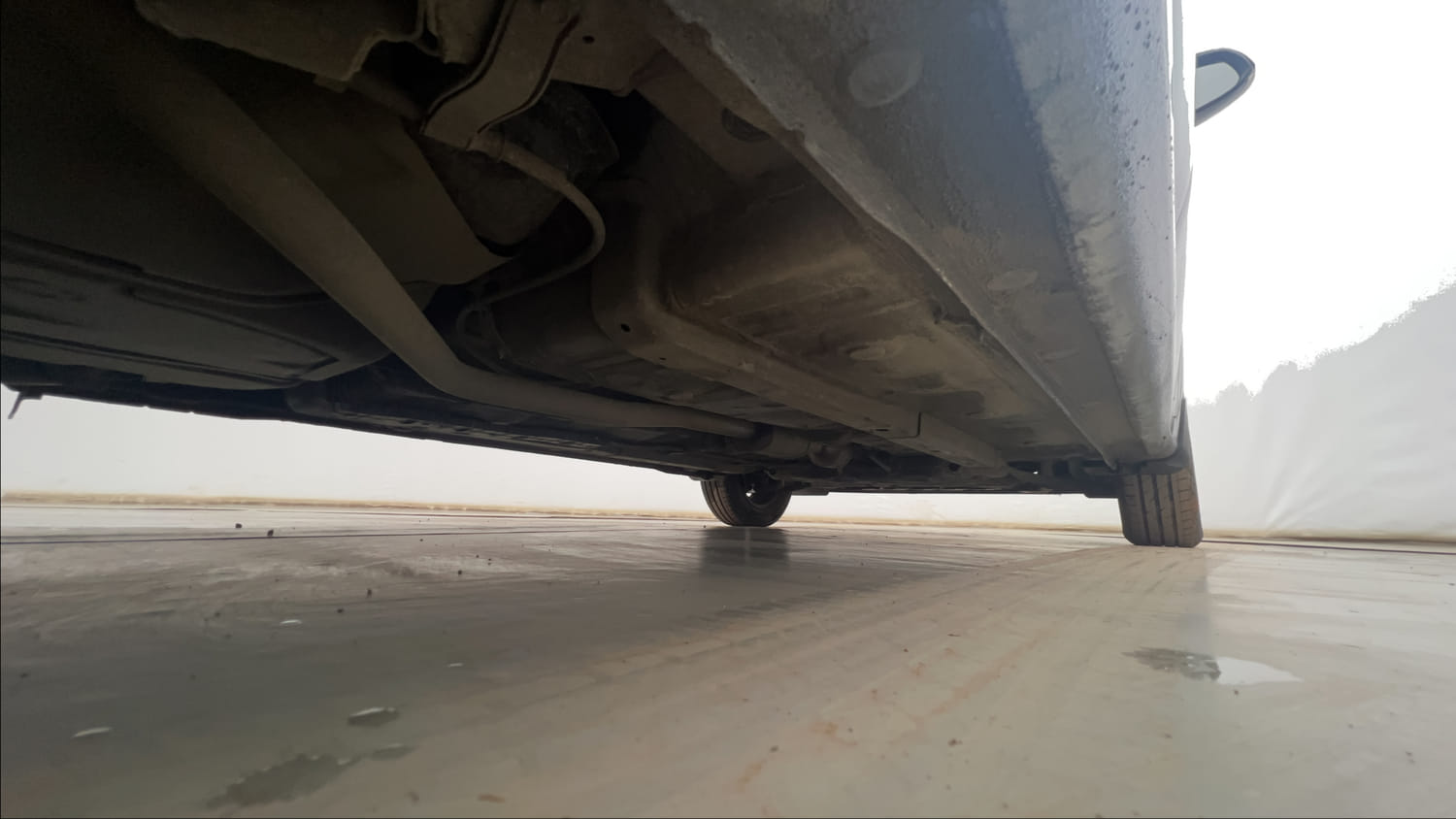 Used 2022 Hyundai Grand i10 Nios Magna AMT 1.2 Kappa VTVT Petrol Automatic extra REAR RIGHT UNDERBODY VIEW