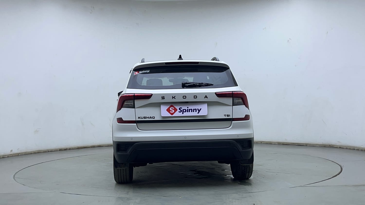 Used 2025 Skoda Kushaq Sportline 1.0 TSI MT Dual Tone Petrol Manual exterior BACK VIEW