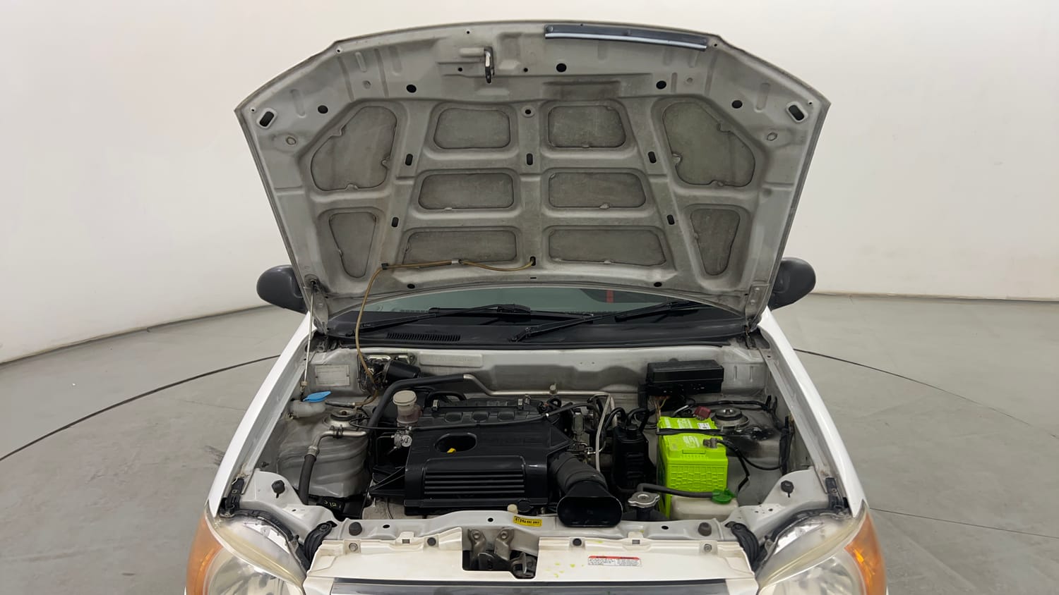 Used 2014 Maruti Suzuki Alto K10 VXi Petrol Manual engine ENGINE & BONNET OPEN FRONT VIEW