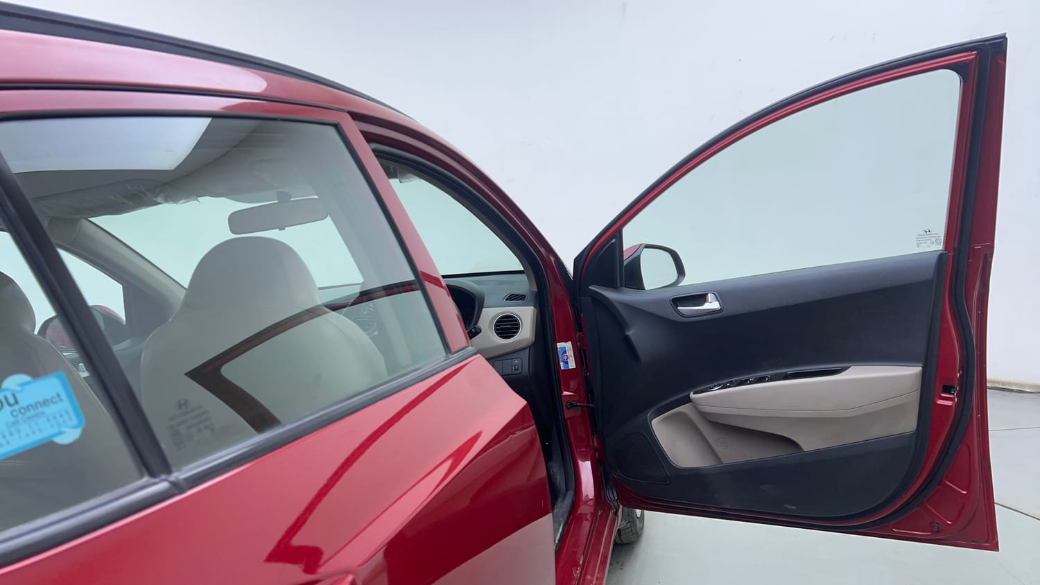 Used 2017 Hyundai Grand i10 Sportz (O) 1.2 Kappa VTVT Petrol Manual interior RIGHT FRONT DOOR OPEN VIEW