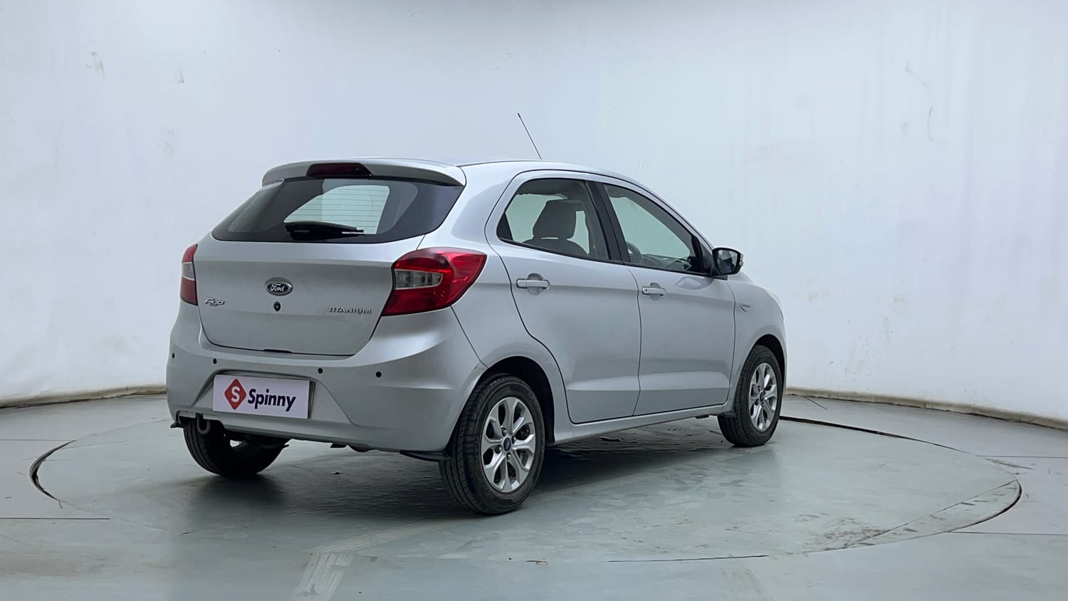 Used 2016 Ford Figo Titanium 1.2 Ti-VCT Petrol Manual exterior RIGHT REAR CORNER VIEW