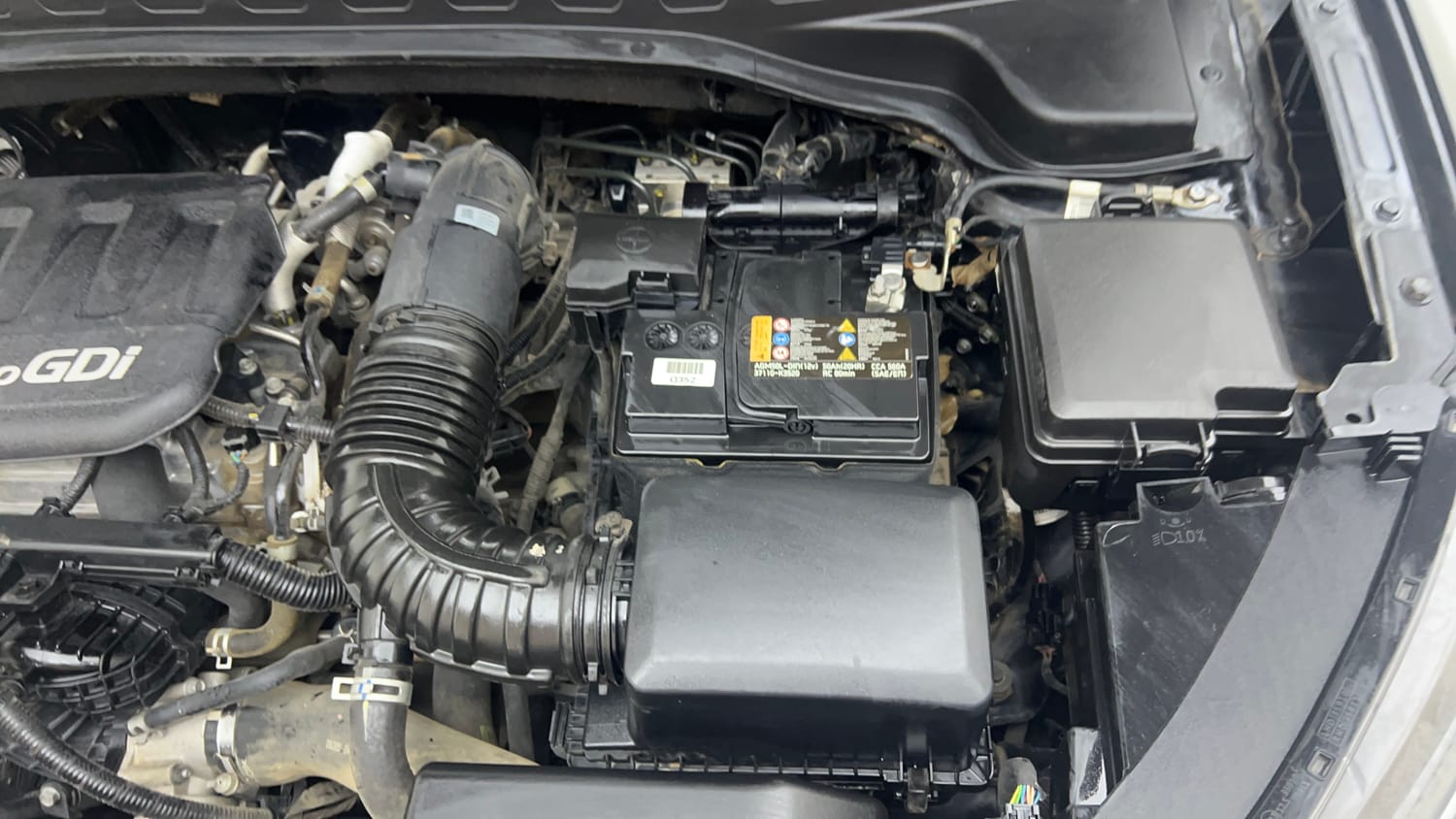 Used 2023 Kia Sonet HTX 1.0 Turbo Petrol DCT Petrol Automatic engine ENGINE LEFT SIDE VIEW