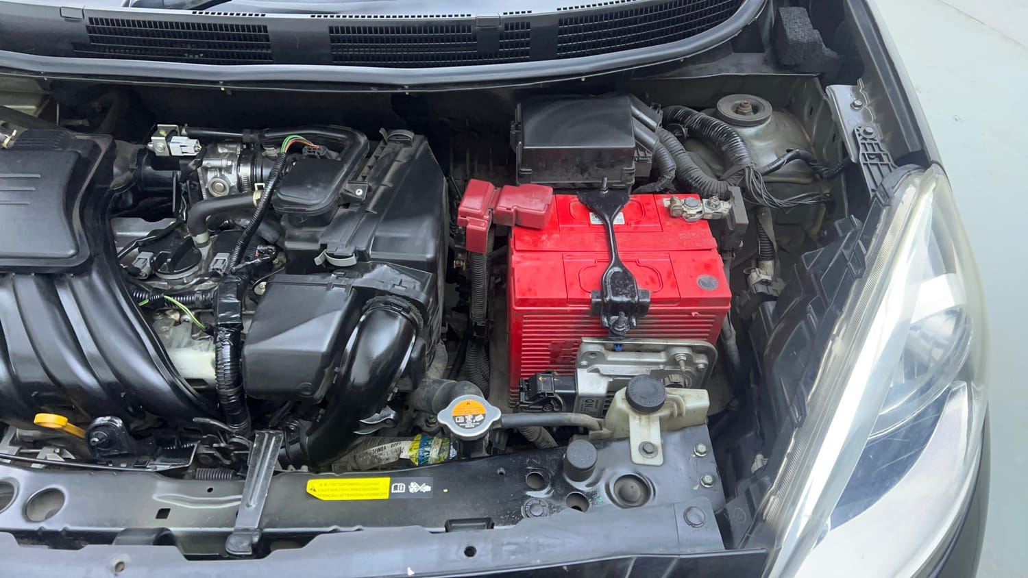 Used 2017 Nissan Micra XL CVT Petrol Automatic engine ENGINE LEFT SIDE VIEW
