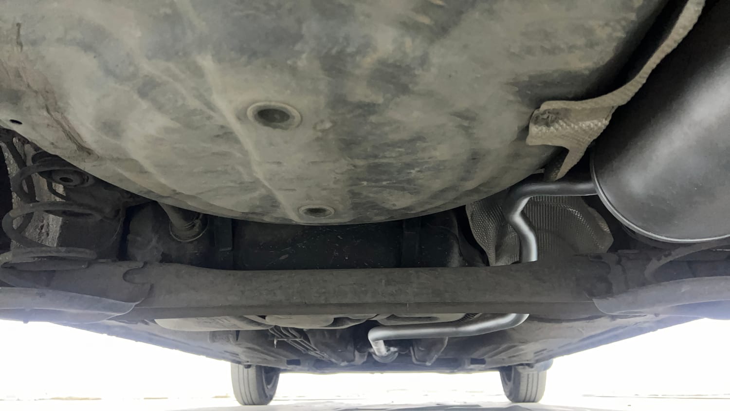 Used 2017 Nissan Micra XL CVT Petrol Automatic extra REAR UNDERBODY VIEW (TAKEN FROM REAR)