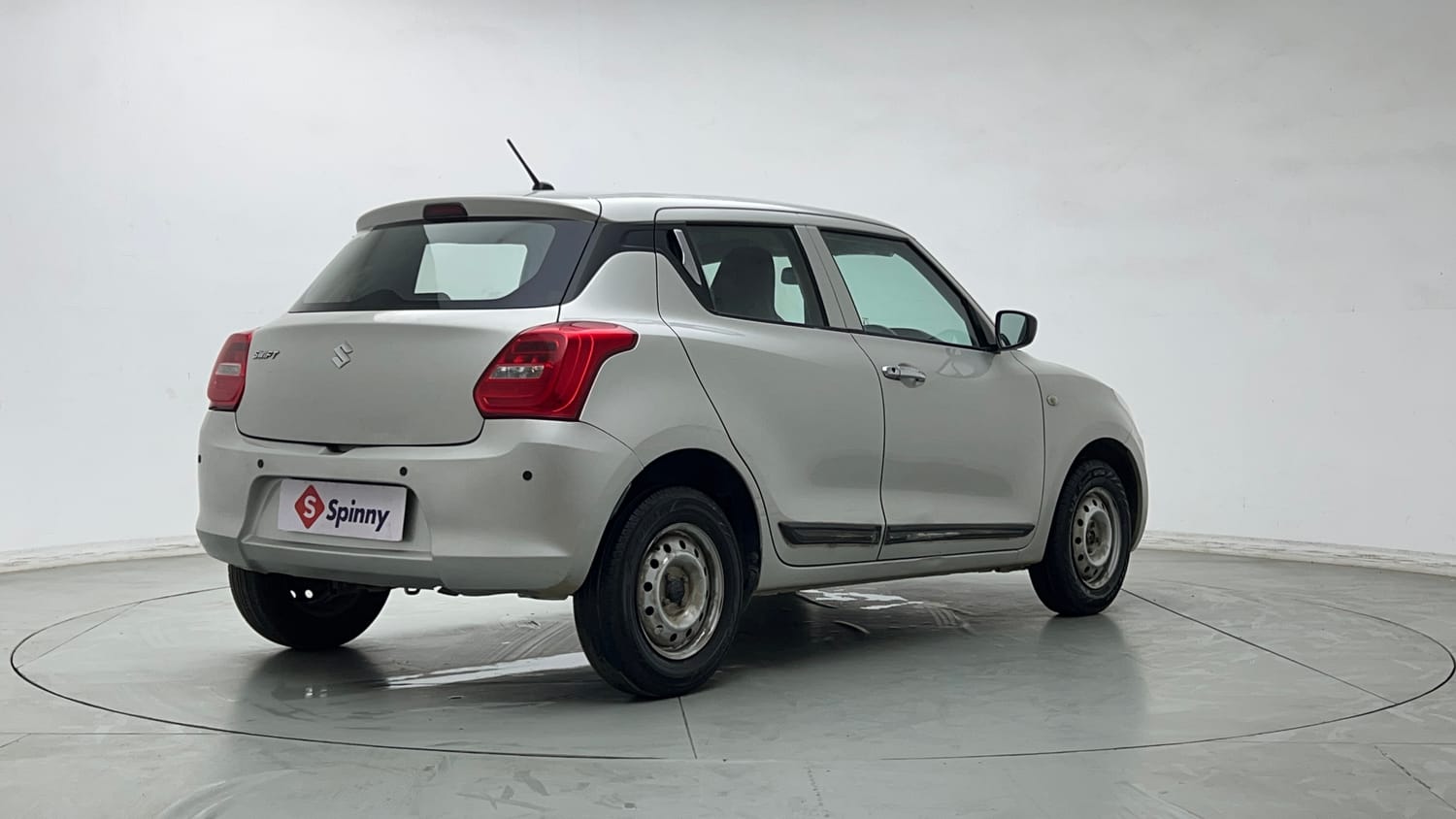 Used 2019 Maruti Suzuki Swift LXi Petrol Manual exterior RIGHT REAR CORNER VIEW