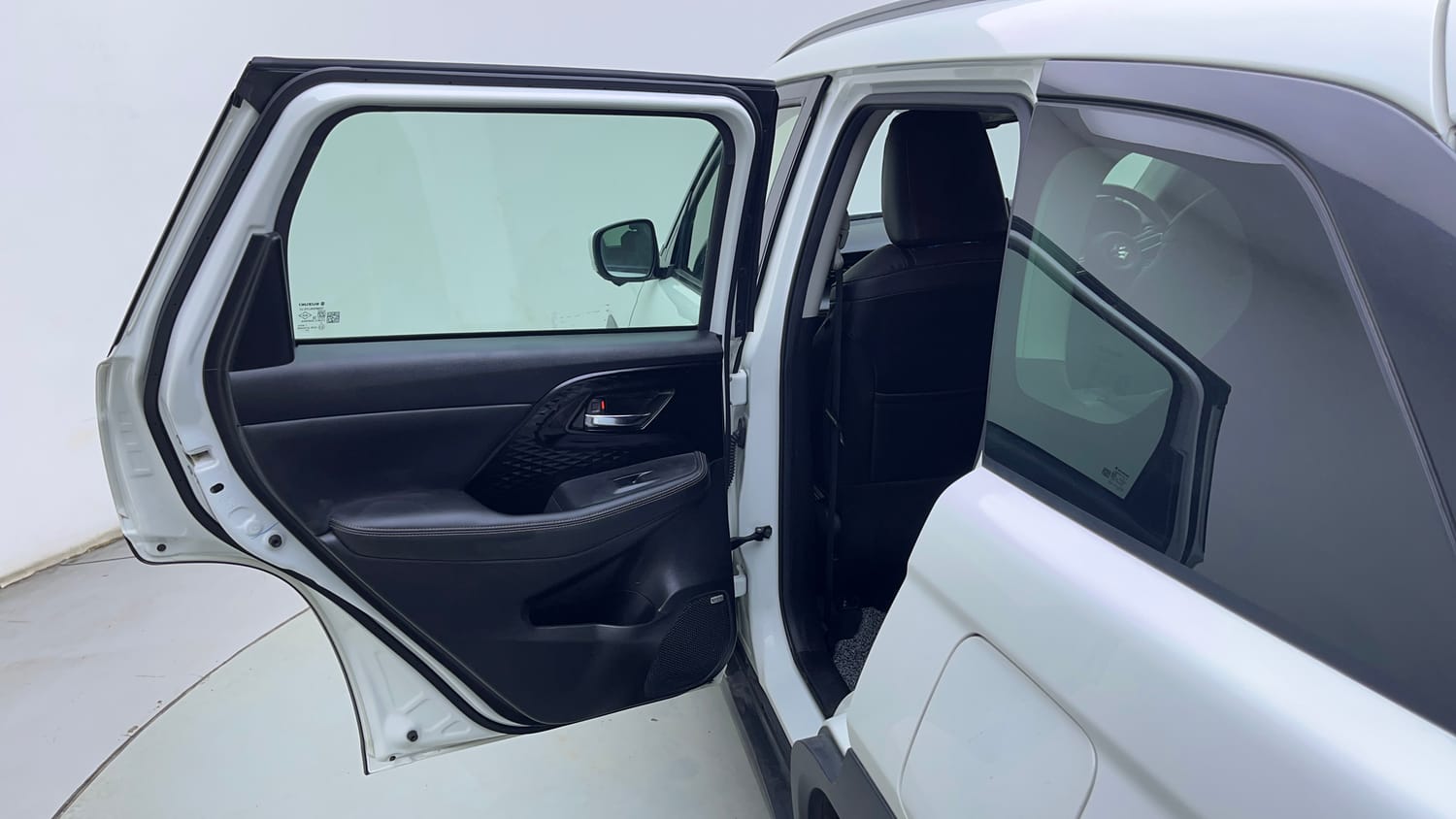 Used 2025 Maruti Suzuki Victoris ZXI+ THS 2W Hybrid Automatic interior LEFT REAR DOOR OPEN VIEW