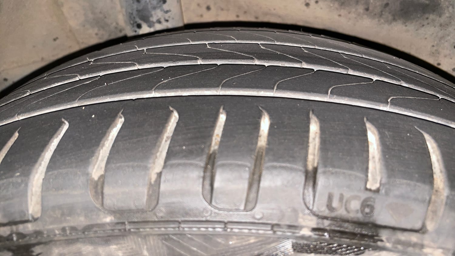 Used 2017 Honda WR-V S MT Petrol Petrol Manual tyres RIGHT REAR TYRE TREAD VIEW