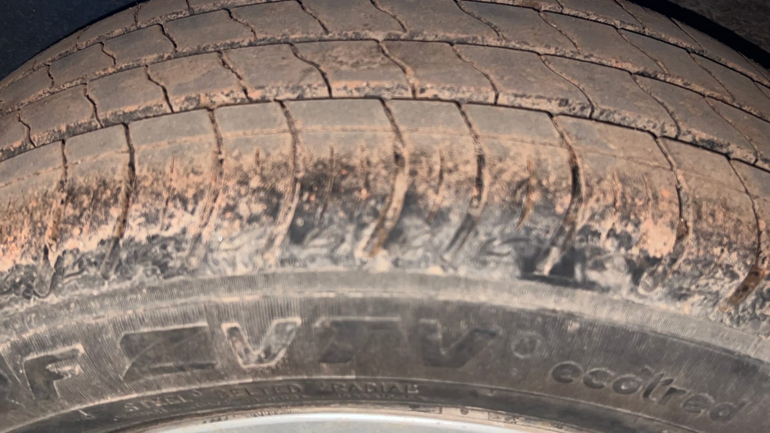 Used 2021 Tata Altroz XM Plus Petrol Petrol Manual tyres RIGHT REAR TYRE TREAD VIEW