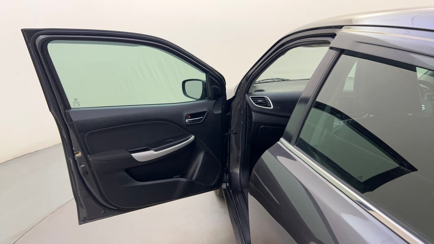 Used 2016 Maruti Suzuki Baleno Zeta 1.2 AT Petrol Automatic interior LEFT FRONT DOOR OPEN VIEW