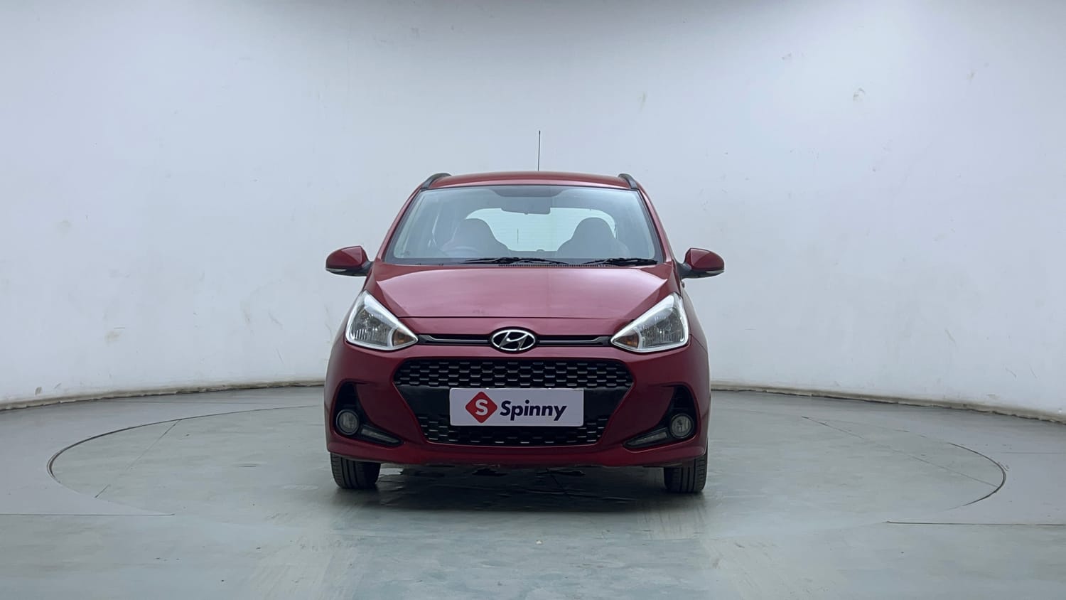Used 2017 Hyundai Grand i10 Sportz (O) 1.2 Kappa VTVT Petrol Manual exterior FRONT VIEW