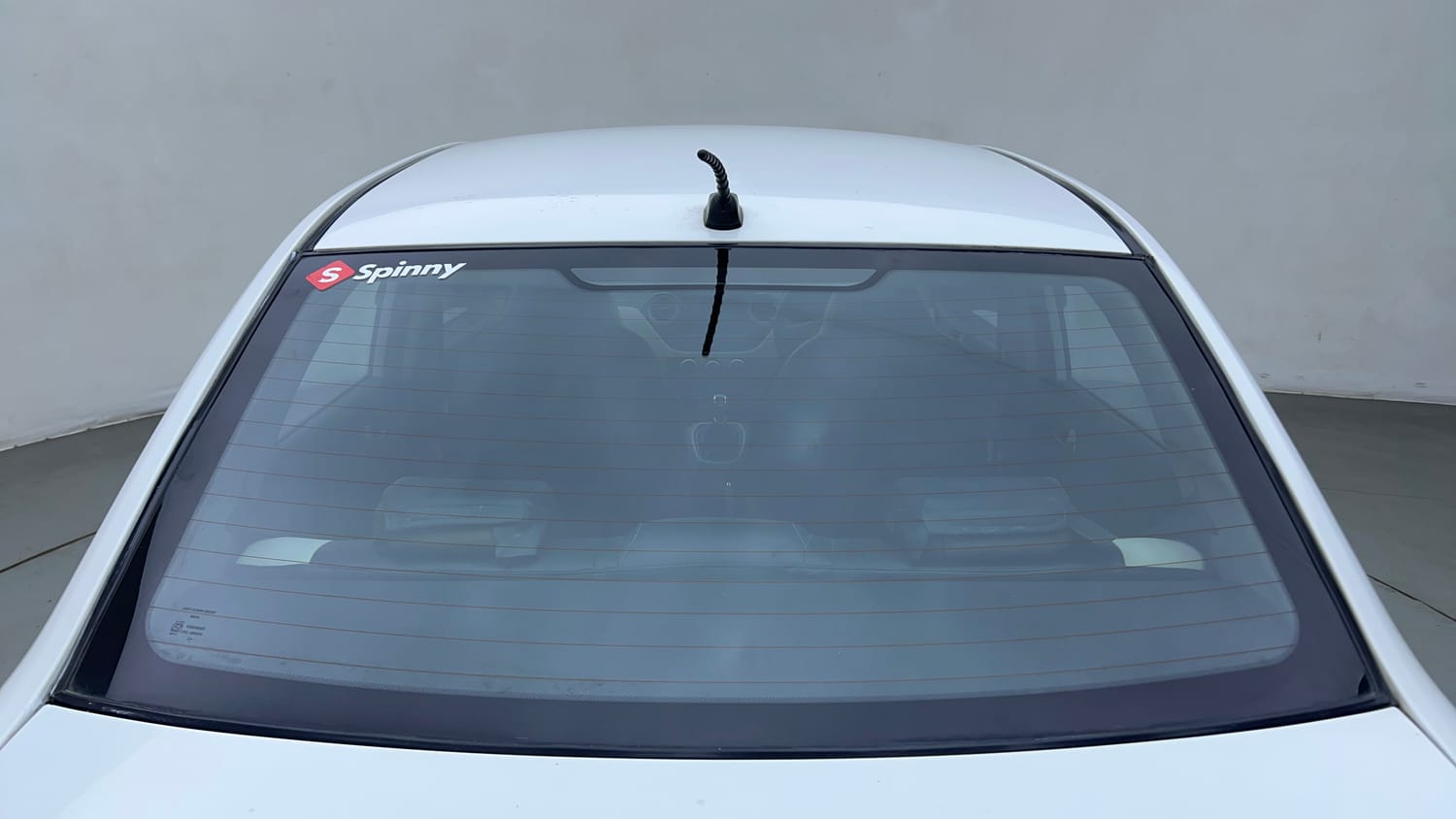 Used 2014 Hyundai Xcent S 1.2 Petrol Manual exterior BACK WINDSHIELD VIEW