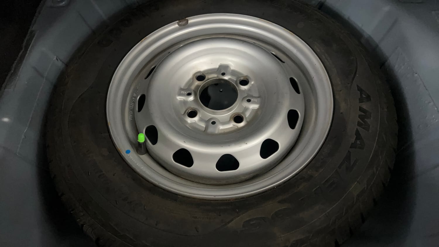 Used 2018 Tata Tiago Revotron XZA Petrol Automatic tyres SPARE TYRE VIEW