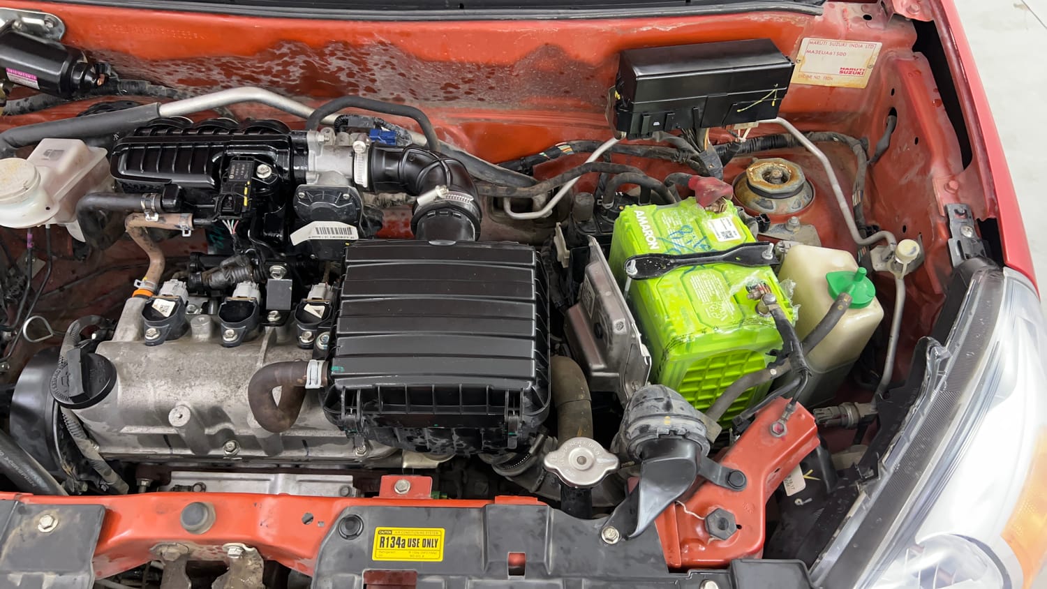 Used 2019 Maruti Suzuki Alto 800 VXi Petrol Manual engine ENGINE LEFT SIDE VIEW
