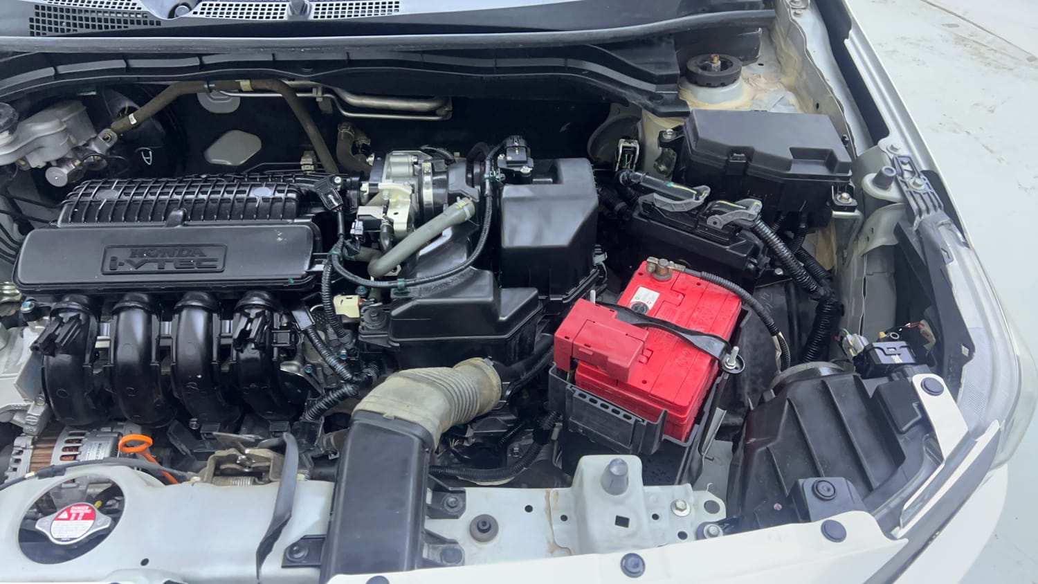 Used 2021 Honda Amaze 1.2 VX CVT Petrol Petrol Automatic engine ENGINE LEFT SIDE VIEW
