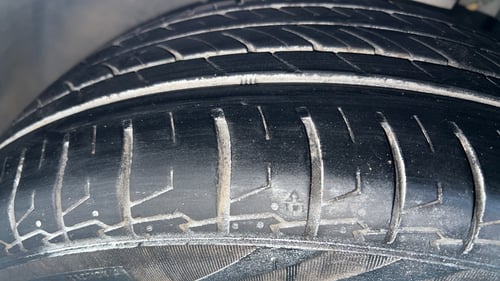 Used 2022 Tata Altroz XT Petrol Petrol Manual tyres LEFT FRONT TYRE TREAD VIEW