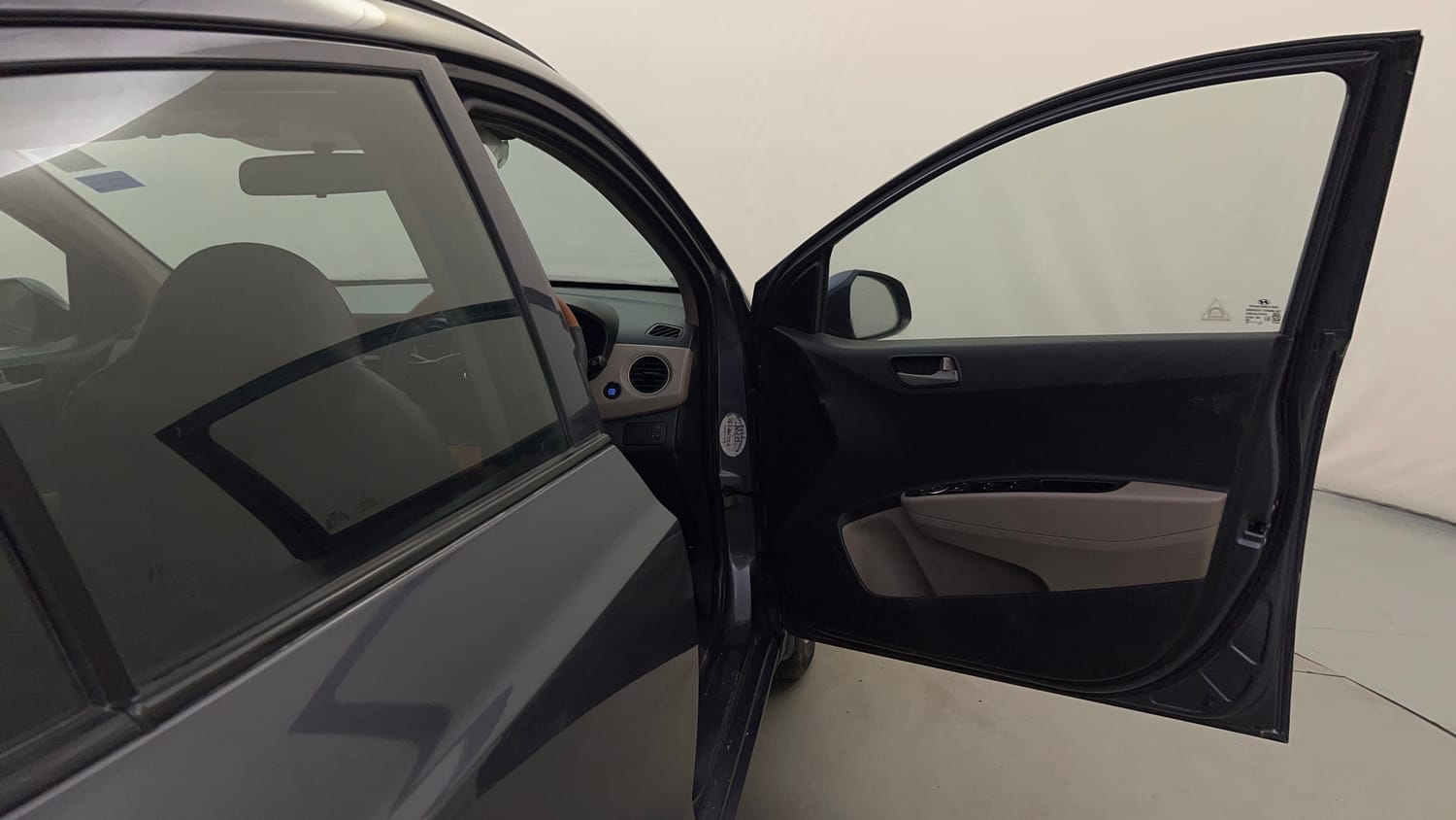 Used 2014 Hyundai Grand i10 Asta 1.2 Kappa VTVT Petrol Manual interior RIGHT FRONT DOOR OPEN VIEW