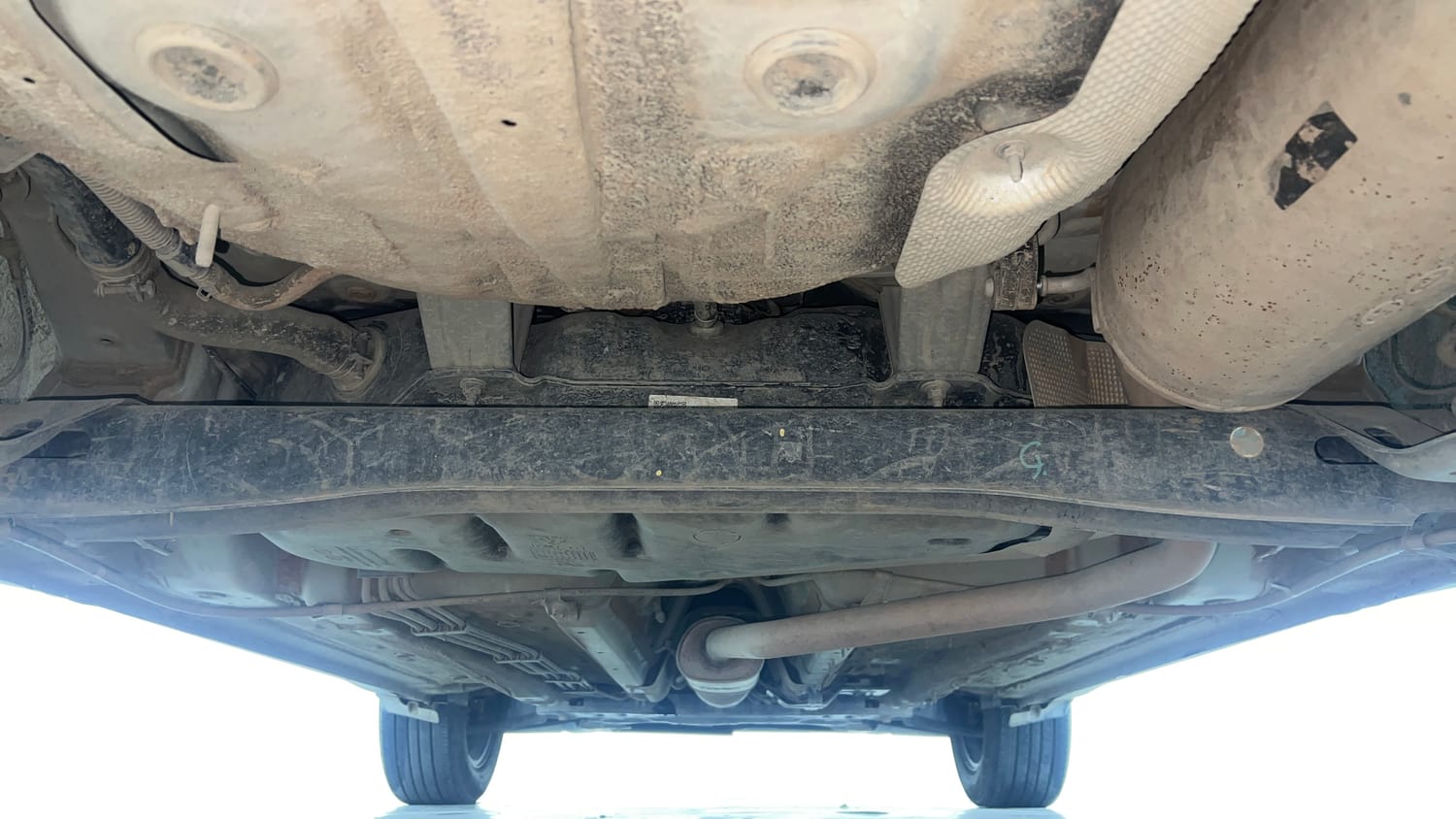 Used 2023 Kia Sonet HTX 1.0 Turbo Petrol DCT Petrol Automatic extra REAR UNDERBODY VIEW (TAKEN FROM REAR)