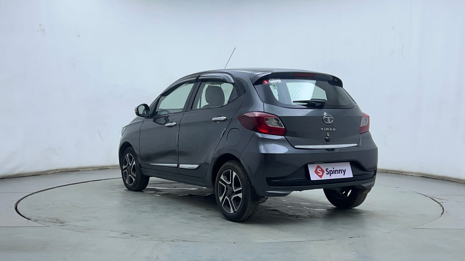 Used 2024 Tata Tiago XZ Plus Petrol Manual exterior LEFT REAR CORNER VIEW
