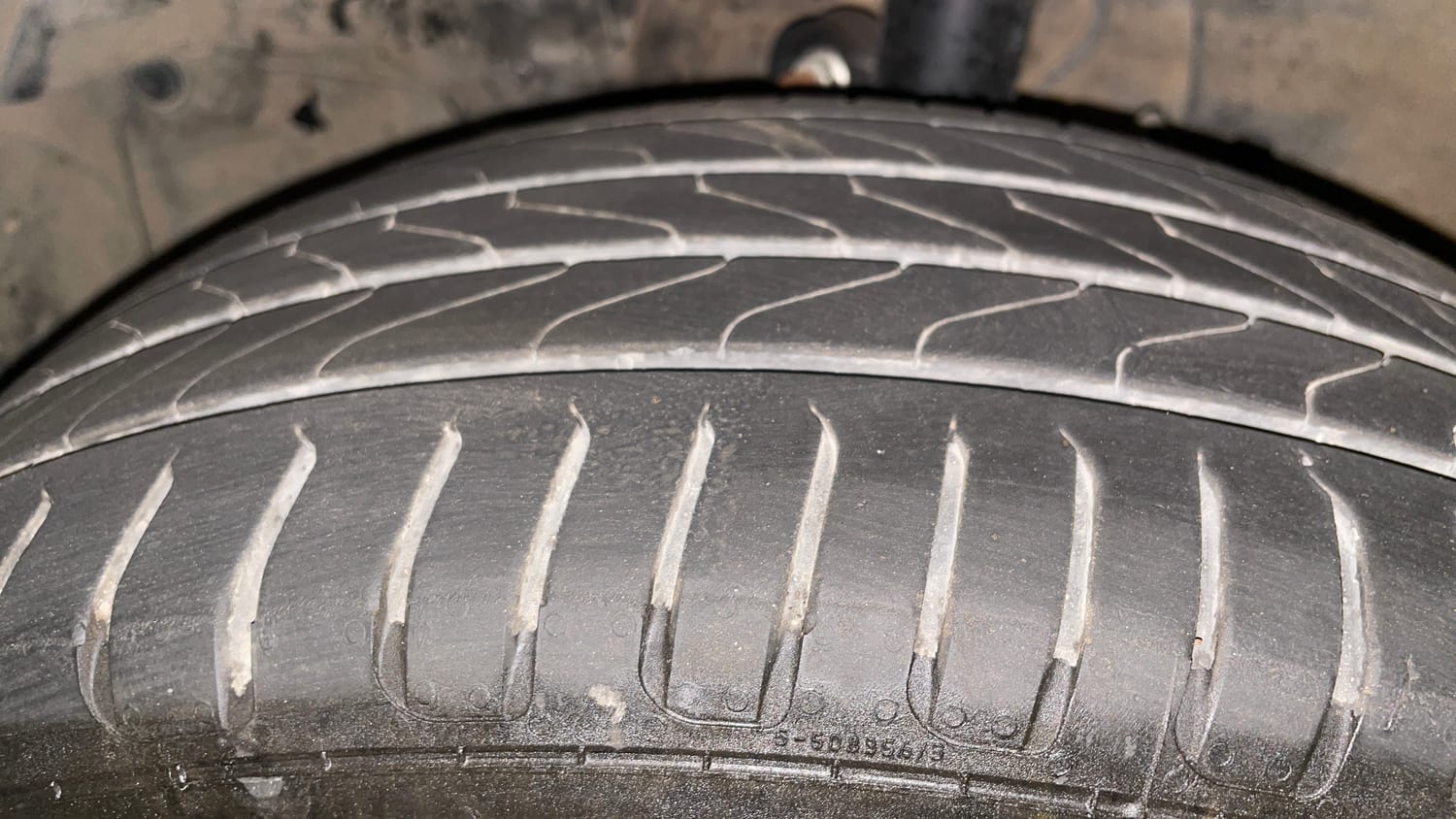 Used 2017 Honda WR-V S MT Petrol Petrol Manual tyres LEFT FRONT TYRE TREAD VIEW