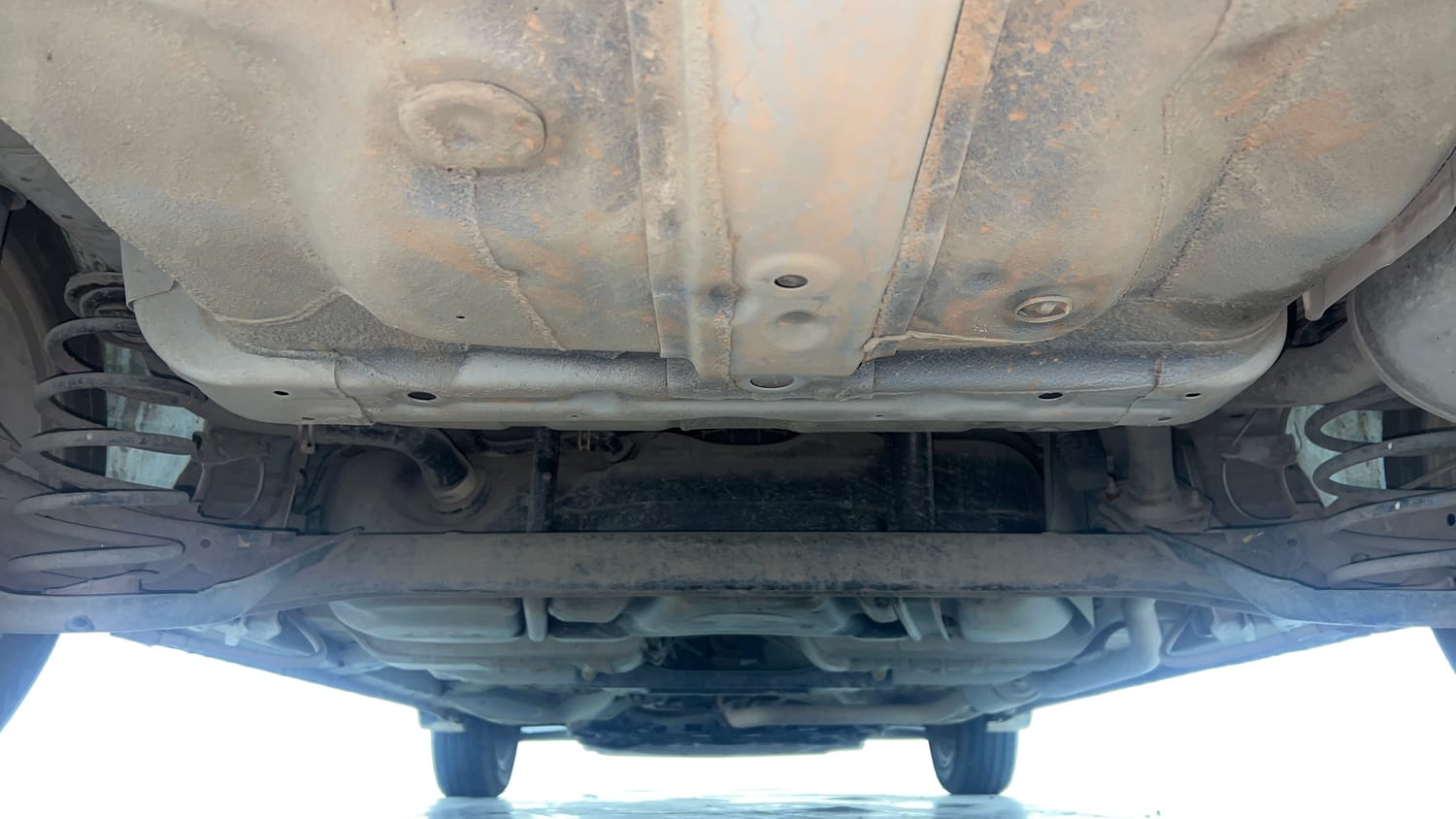 Used 2023 Honda City 4th Generation V Petrol Petrol Manual extra REAR UNDERBODY VIEW (TAKEN FROM REAR)