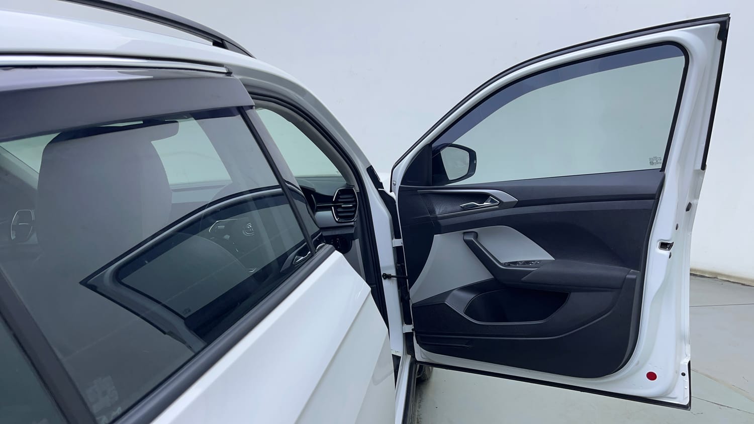 Used 2025 Skoda Kushaq Sportline 1.0 TSI MT Dual Tone Petrol Manual interior RIGHT FRONT DOOR OPEN VIEW