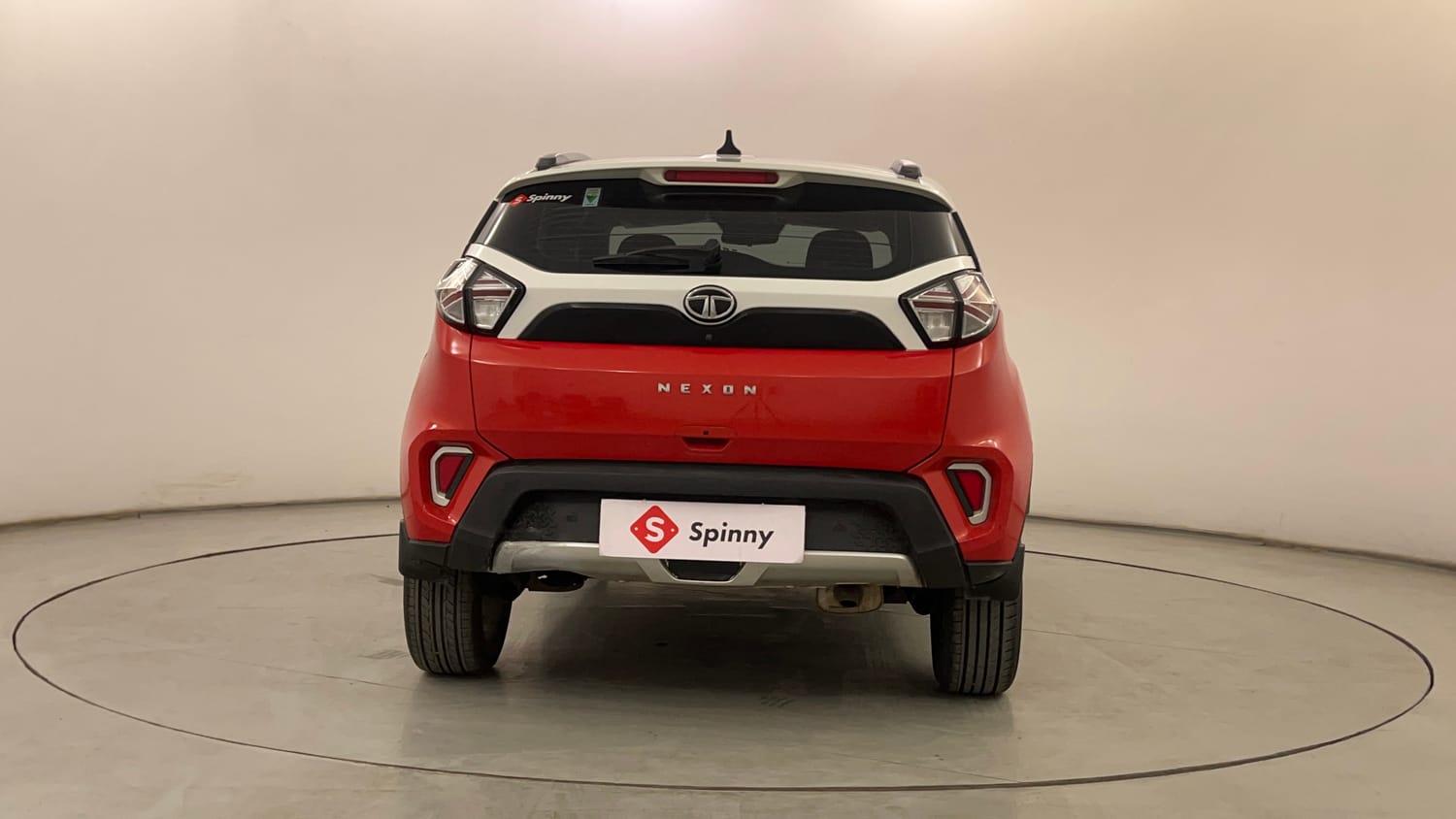 Used 2020 Tata Nexon XZA Plus (O) Dual Tone Petrol Automatic exterior BACK VIEW