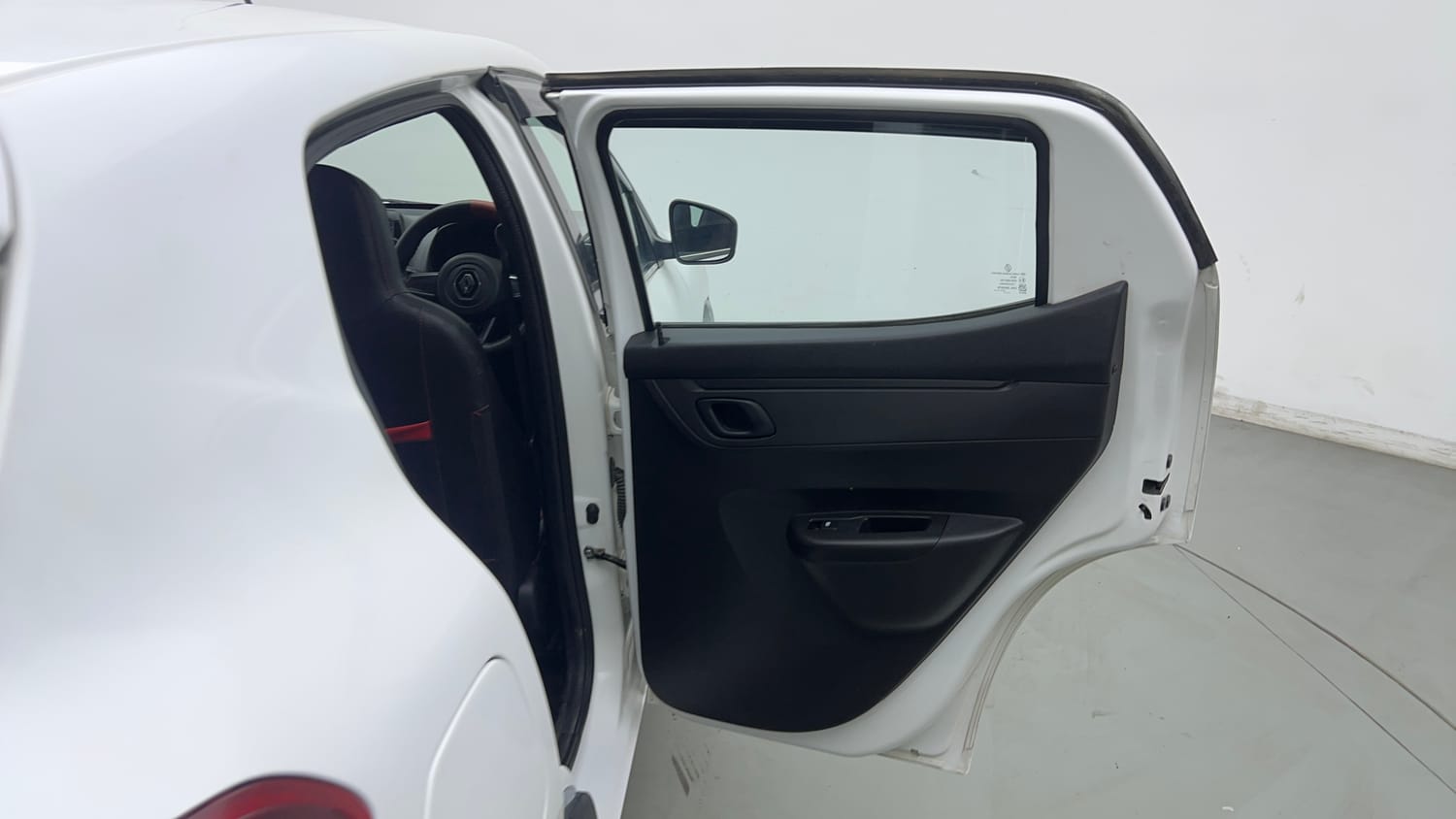 Used 2021 Renault Kwid RXT 1.0 Opt Petrol Manual interior RIGHT REAR DOOR OPEN VIEW