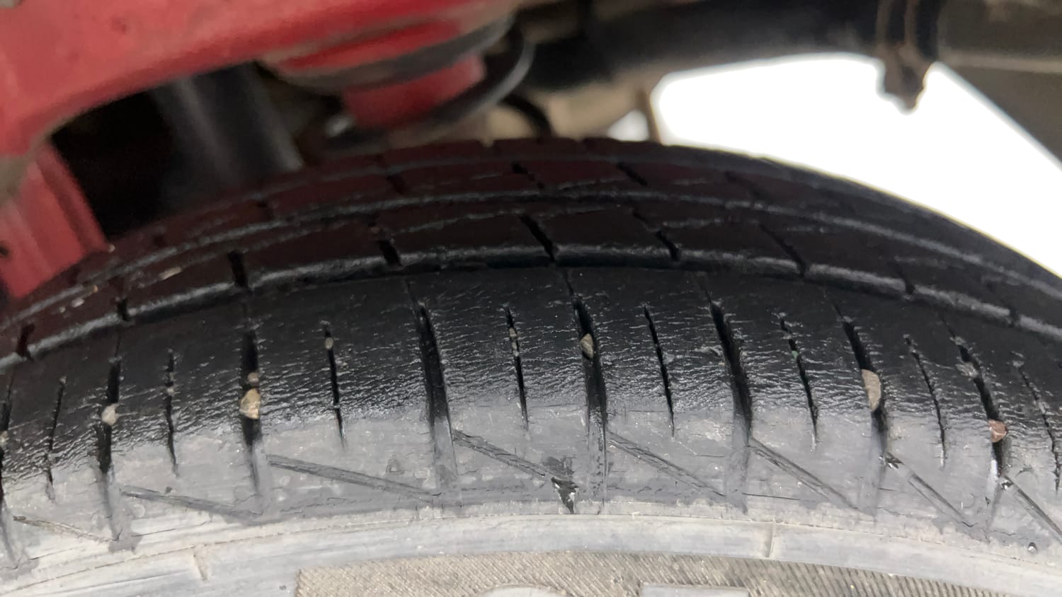 Used 2019 Maruti Suzuki Alto 800 VXi Petrol Manual tyres LEFT REAR TYRE TREAD VIEW