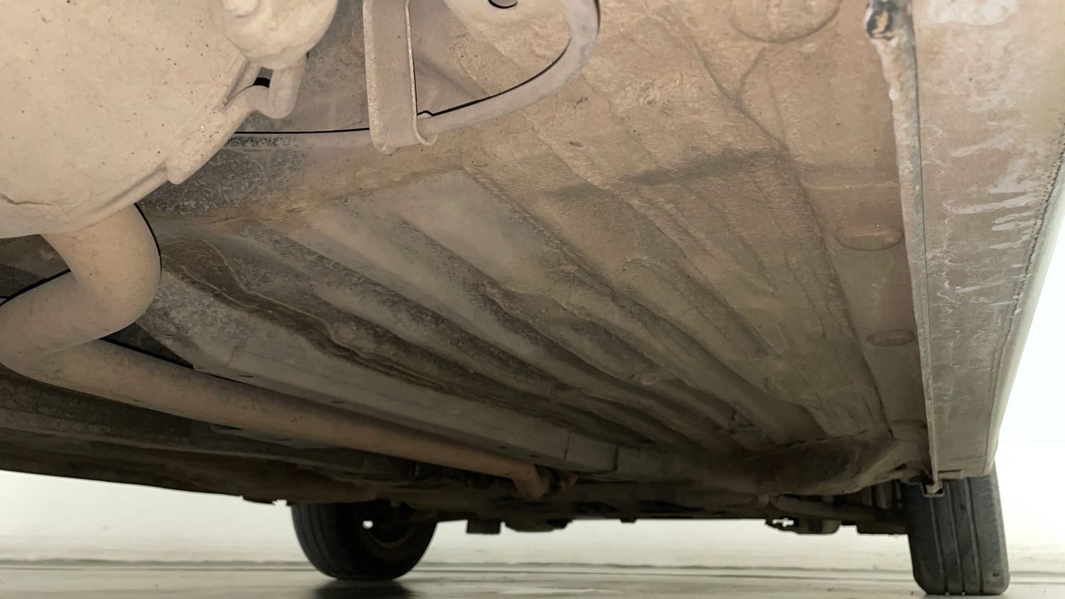 Used 2019 Honda Amaze 1.2 S MT Petrol Petrol Manual extra REAR RIGHT UNDERBODY VIEW