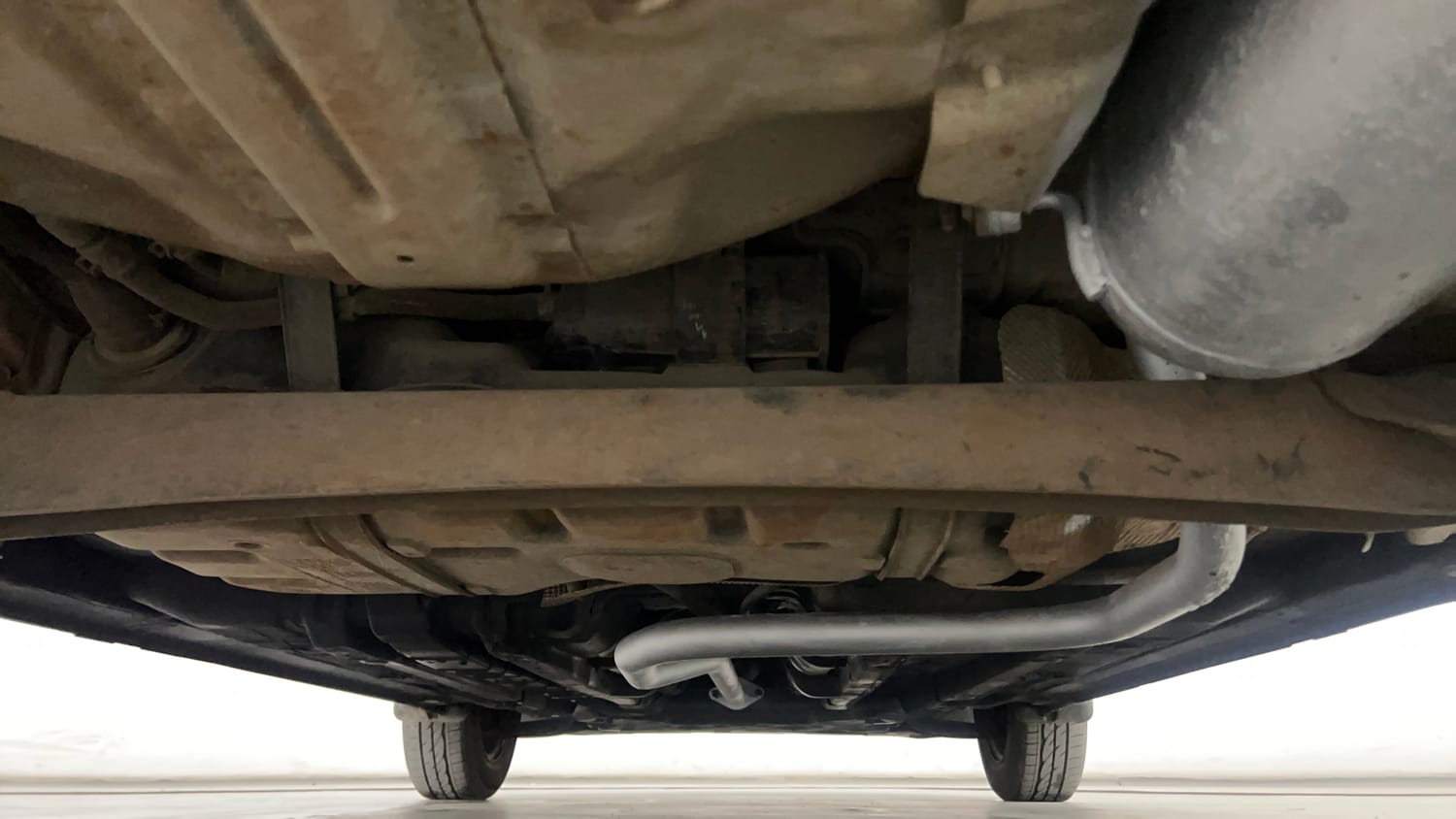 Used 2018 Hyundai Elite i20 Sportz 1.2 Petrol Manual extra REAR UNDERBODY VIEW (TAKEN FROM REAR)