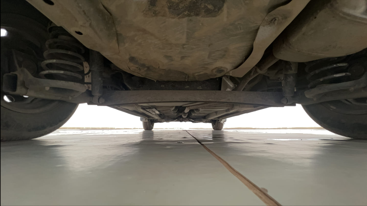 Used 2016 Hyundai i10 Sportz 1.1 iRDE2 Petrol Manual extra REAR UNDERBODY VIEW (TAKEN FROM REAR)