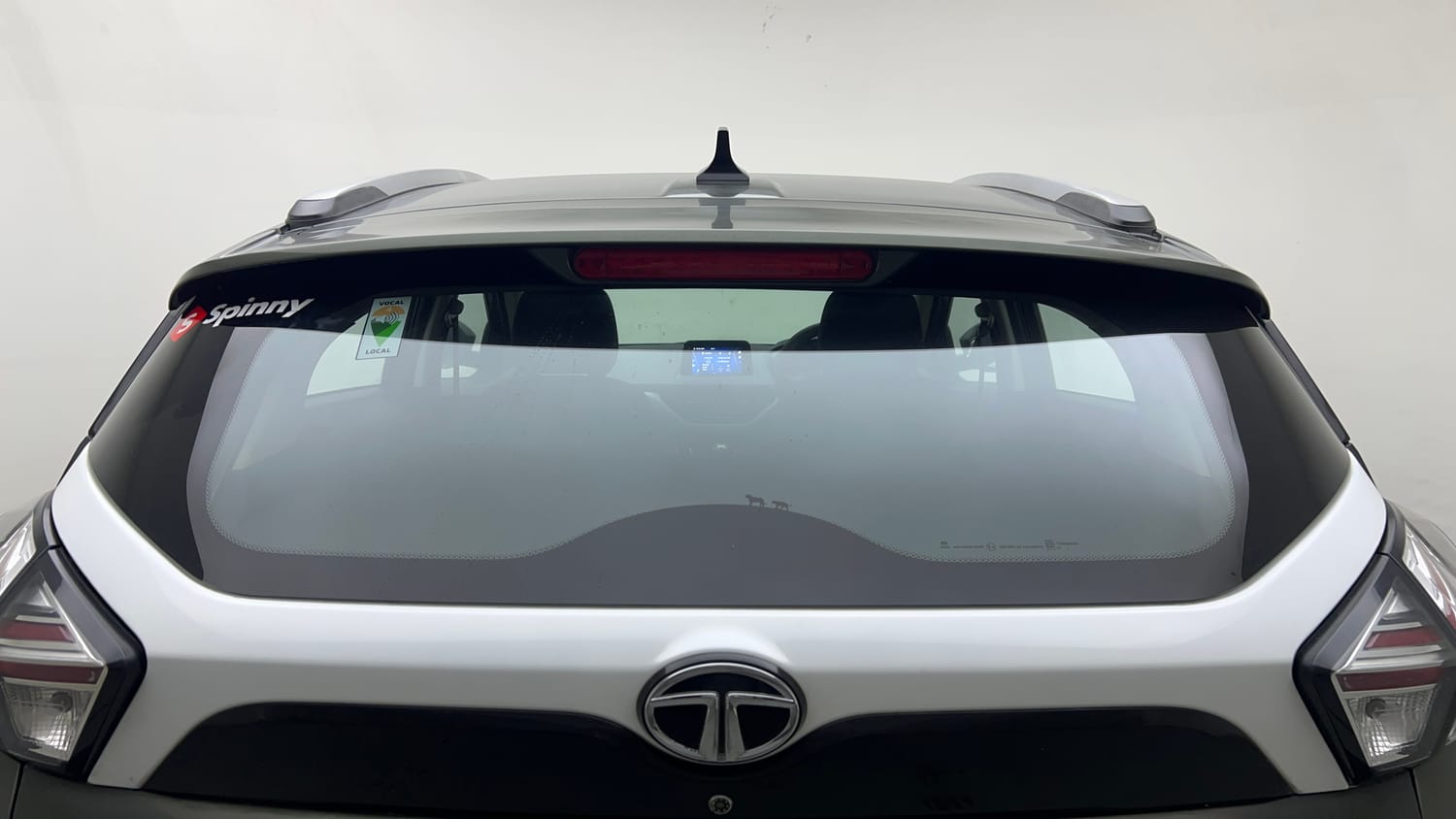 Used 2023 Tata Nexon XM Plus (S) Petrol Manual exterior BACK WINDSHIELD VIEW