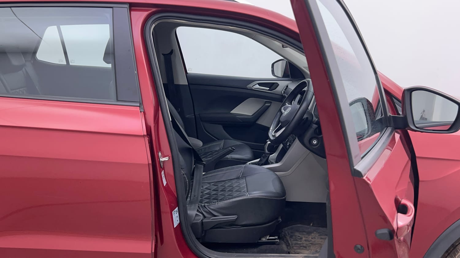 Used 2022 Volkswagen Taigun Highline 1.0 TSI AT Petrol Automatic interior RIGHT SIDE FRONT DOOR CABIN VIEW