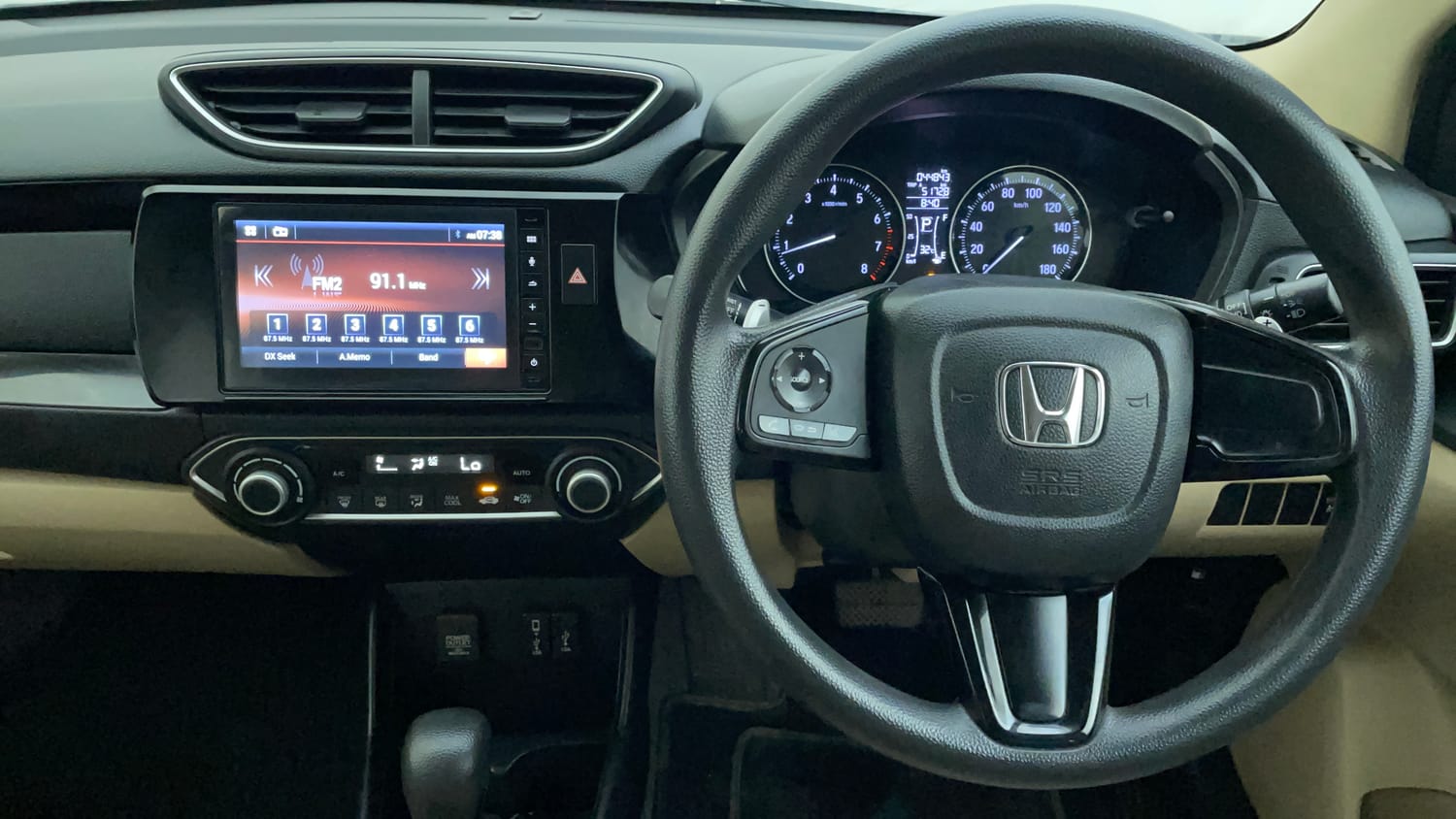 Used 2020 Honda Amaze 1.2 VX CVT Petrol Petrol Automatic interior STEERING VIEW