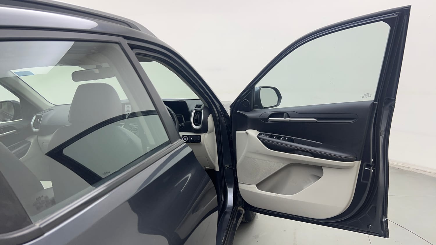 Used 2023 Kia Sonet HTX 1.0 Turbo Petrol DCT Petrol Automatic interior RIGHT FRONT DOOR OPEN VIEW