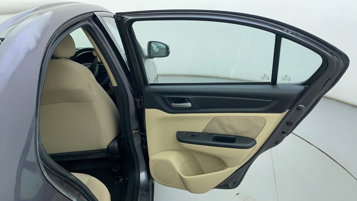 Used 2019 Honda Amaze 1.2 S MT Petrol Petrol Manual interior RIGHT REAR DOOR OPEN VIEW