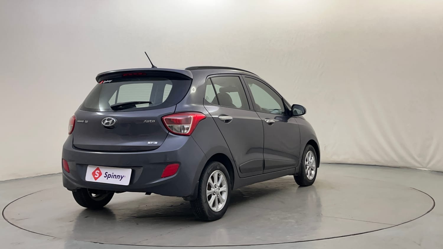 Used 2014 Hyundai Grand i10 Asta 1.2 Kappa VTVT Petrol Manual exterior RIGHT REAR CORNER VIEW