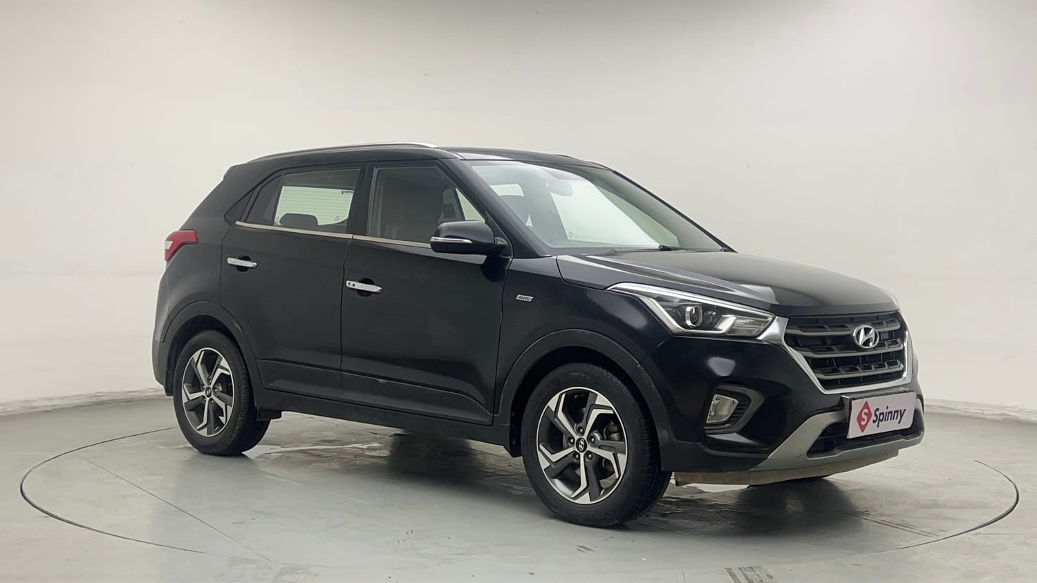 Used 2019 Hyundai Creta SX 1.6 AT Petrol Petrol Automatic exterior RIGHT FRONT CORNER VIEW