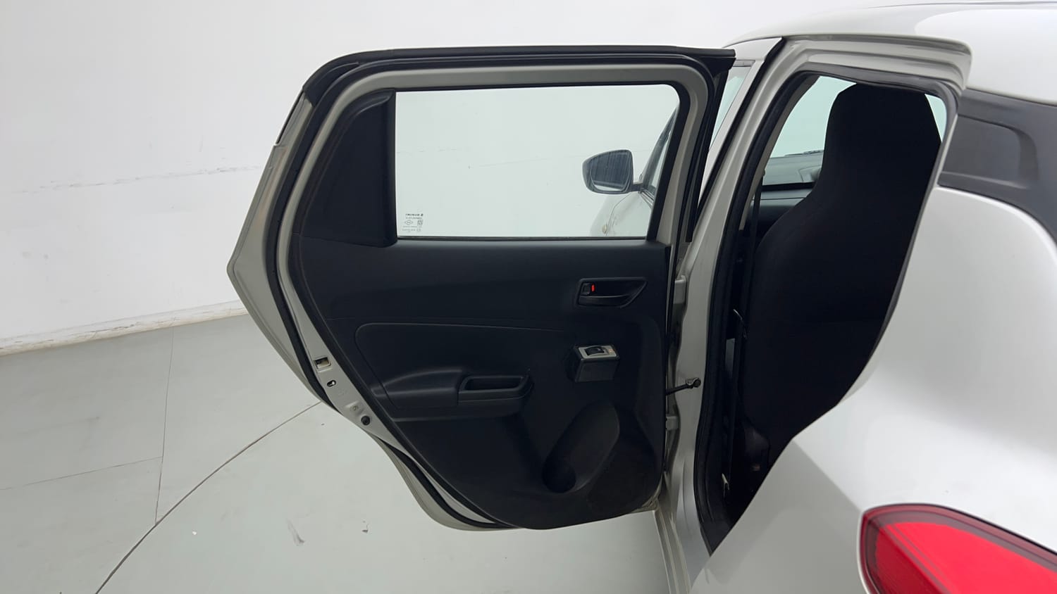 Used 2019 Maruti Suzuki Swift LXi Petrol Manual interior LEFT REAR DOOR OPEN VIEW