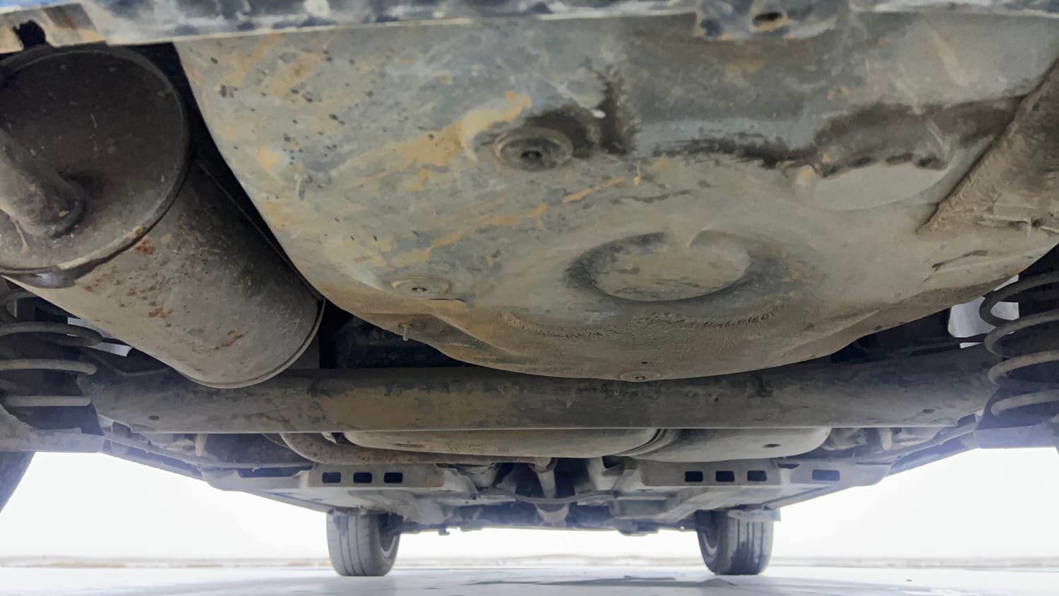 Used 2017 Volkswagen Polo Highline1.2L (P) Petrol Manual extra REAR UNDERBODY VIEW (TAKEN FROM REAR)