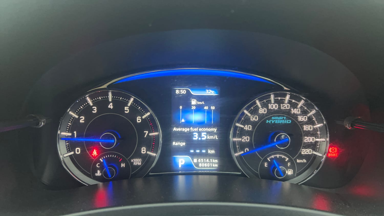Used 2019 Maruti Suzuki Ciaz Alpha Hybrid 1.5 AT Petrol Automatic interior CLUSTERMETER VIEW