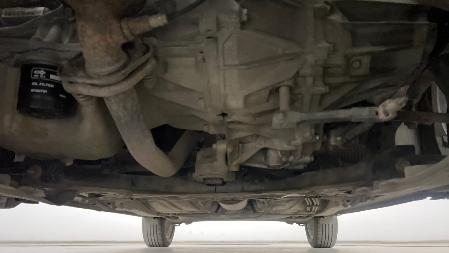 Used 2019 Maruti Suzuki Baleno Zeta Petrol Manual extra FRONT LEFT UNDERBODY VIEW